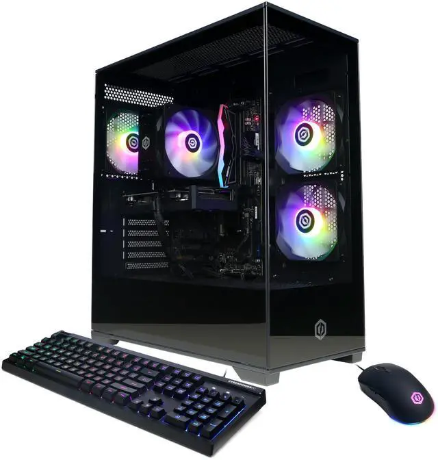 CyberPowerPC Gamer Master GML70620 - AMD Ryzen 5 8400F 4.2GHz CPU 16GB DDR5 NVIDIA GeForce RTX 5060 Ti 8GB 1TB PCIe 4.0 NVMe SSD & Win 11 Home