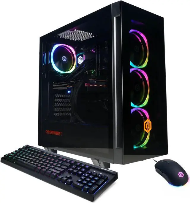 CyberPowerPC Gamer Supreme Gaming Desktop AMD Ryzen 7 8700F 32GB AMD Radeon RX 7800 XT 16GB 2TB SSD Black SLC7100WST