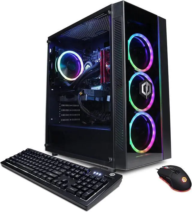 CYBERPOWERPC Gamer Supreme Liquid Cool Gaming PC AMD Ryzen 7 5800X 3.8GHz GeForce RTX 3060 12GB 16GB DDR4 1TB NVMe SSD WiFi Ready & Win 11 Home (SLC8260A8) Desktop PC Computer