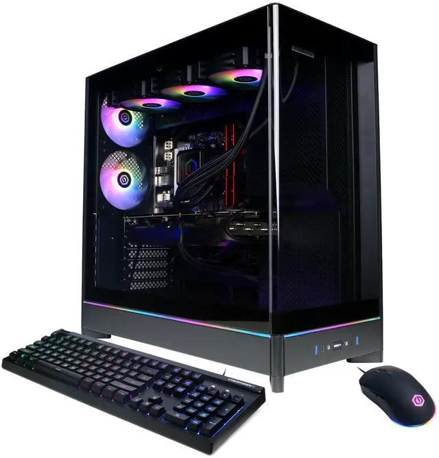 CyberPowerPC Gamer Supreme Liquid Cool GML70210 - AMD Ryzen 9 9950X 4.3GHz CPU 64GB DDR5 NVIDIA GeForce RTX 5090 32GB 4TB PCIe 4.0 NVMe SSD & Win 11 Home