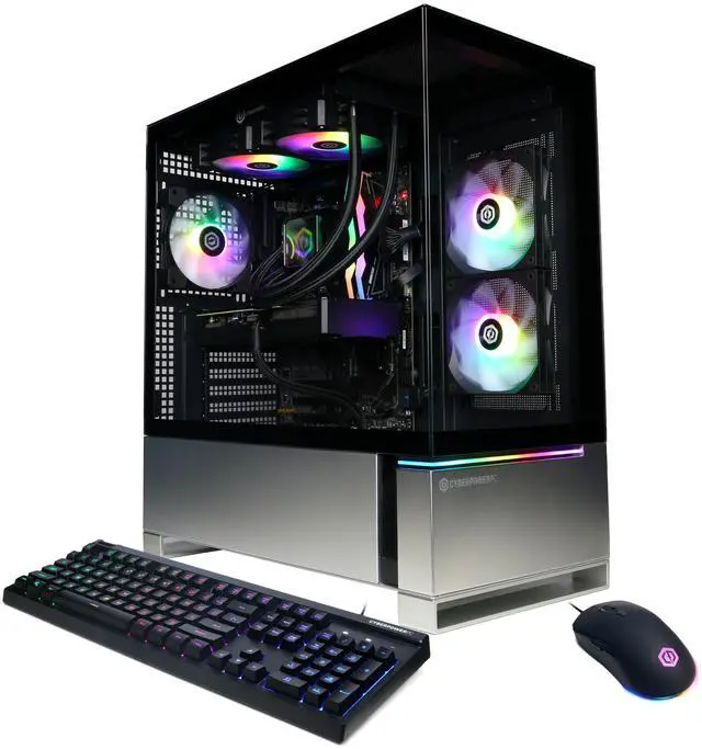 CyberPowerPC Gamer Supreme Liquid Cool GML70530 - AMD Ryzen 7 8700F 4.1GHz CPU 32GB DDR5 NVIDIA GeForce RTX 5060 Ti 16GB 2TB PCIe 4.0 NVMe SSD & Win 11 Home