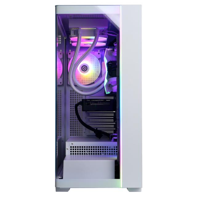 CyberPowerPC Gamer Supreme Liquid Cool GML70820 - AMD Ryzen 7 8700F 4.1GHz CPU 32GB DDR5 AMD Radeon RX 9060 XT 16GB 2TB PCIe 4.0 NVMe SSD & Win 11 Home