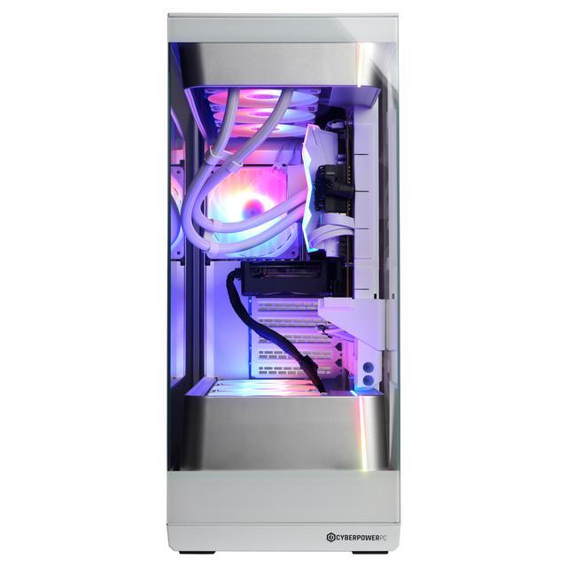 CyberPowerPC Gamer Supreme Liquid Cool GML70840 - AMD Ryzen 7 7800X3D 4.2GHz CPU 32GB DDR5 AMD Radeon RX 9060 XT 16GB 2TB PCIe 4.0 NVMe SSD & Win 11 Home