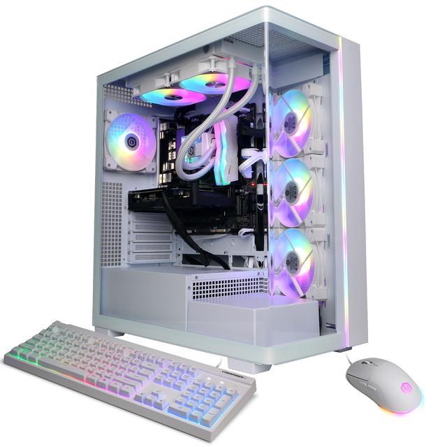 CyberPowerPC Gamer Supreme Liquid Cool GXL70610 - Intel Core Ultra 7 265F 2.4GHz CPU 32GB DDR5 NVIDIA GeForce RTX 5060 Ti 8GB 2TB PCIe 4.0 NVMe SSD & Win 11 Home