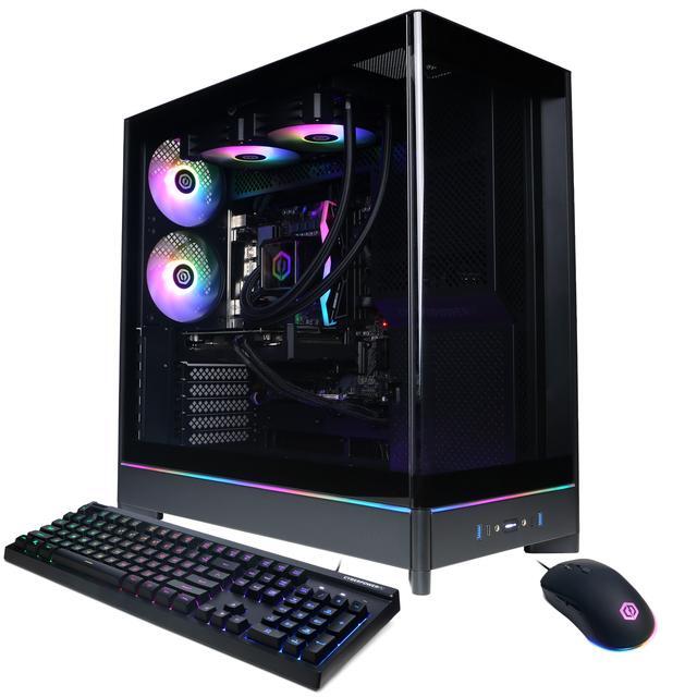 CyberPowerPC Gamer Supreme Liquid Cool GXL70900 - Intel Core Ultra 7 265F 2.4GHz CPU 16GB DDR5 AMD Radeon RX 9060 XT 8GB 2TB PCIe 4.0 NVMe SSD & Win 11 Home