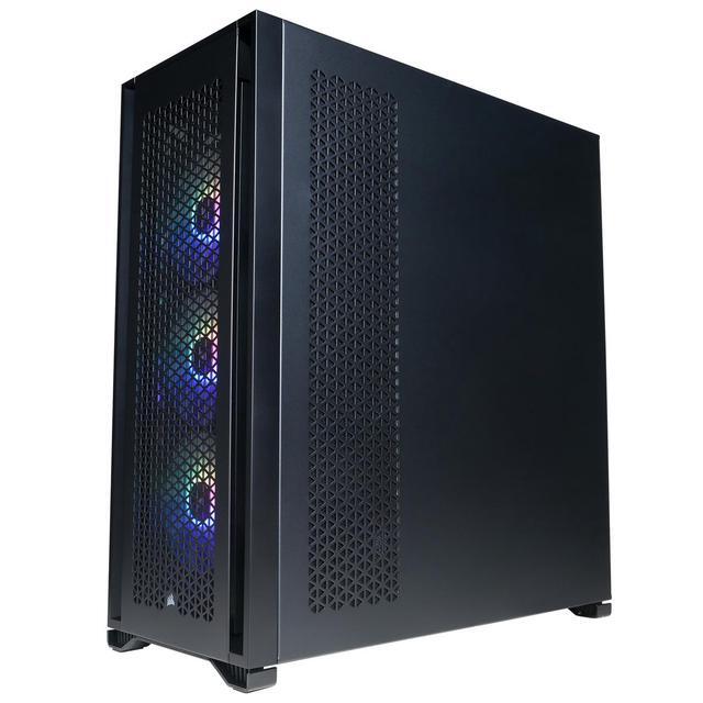 CyberPowerPC Gamer Supreme Liquid Cooled Gaming Desktop Computer AMD Ryzen 9 9900X 4.4GHz 64GB RAM 5TB SSD ASUS Dual GeForce RTX 4060 Ti 8GB Windows 11 Pro Black