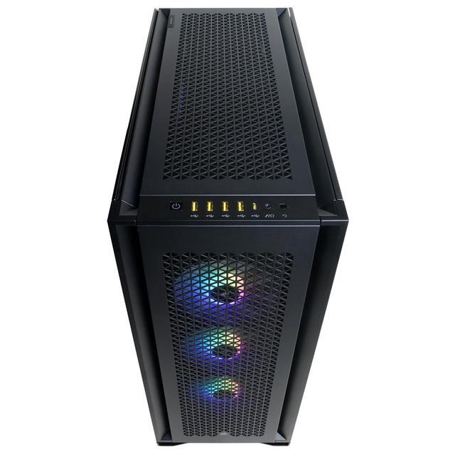 CyberPowerPC Gamer Supreme Liquid Cooled Gaming Desktop Computer AMD Ryzen 9 9900X 4.4GHz 64GB RAM 5TB SSD ASUS Dual GeForce RTX 4060 Ti 8GB Windows 11 Pro Black