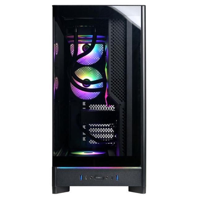 CyberPowerPC Gamer Supreme Liquid Cooled Gaming Desktop Computer Intel Core I7-14700F 2.1GHz 16GB RAM 2TB SSD AMD Radeon RX 9060 XT 8GB Windows 11 Home Black