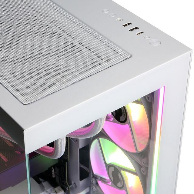 CyberPowerPC Gamer Supreme Liquid Cooled Gaming Desktop Computer Intel Core Ultra 9 285K 3.7GHz 32GB RAM 1TB SSD NVIDIA GeForce RTX 5070 12GB Windows 11 Home White