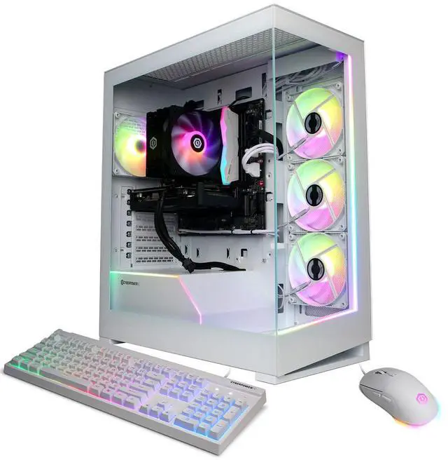 CyberPowerPC Gamer Xtreme Gaming Desktop Computer Intel Core Ultra 5 225F 3.3GHz 16GB RAM 2TB SSD NVIDIA GeForce RTX 5060 8GB Windows 11 Home White