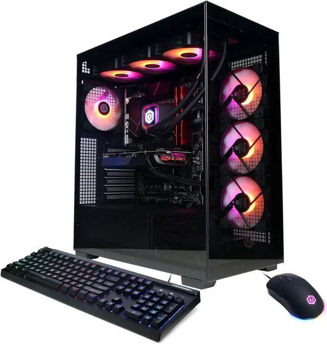 CyberPowerPC Gamer Xtreme VR Gaming PC Intel Core i9-14900KF 3.2GHz GeForce RTX 4070 Super 12GB 32GB DDR5 2TB PCIe Gen4 SSD WiFi Ready & Windows 11 Home (GXiVR8080A38)