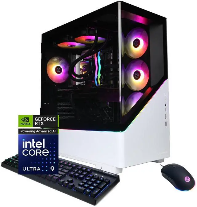 CyberPowerPC Gaming PC Gamer Xtreme GXL70130 Intel Core Ultra 9 285 RTX 5070 Ti 16GB 32GB DDR5 6400 RGB 2TB PCIe 4.0 SSD Windows 11 Home