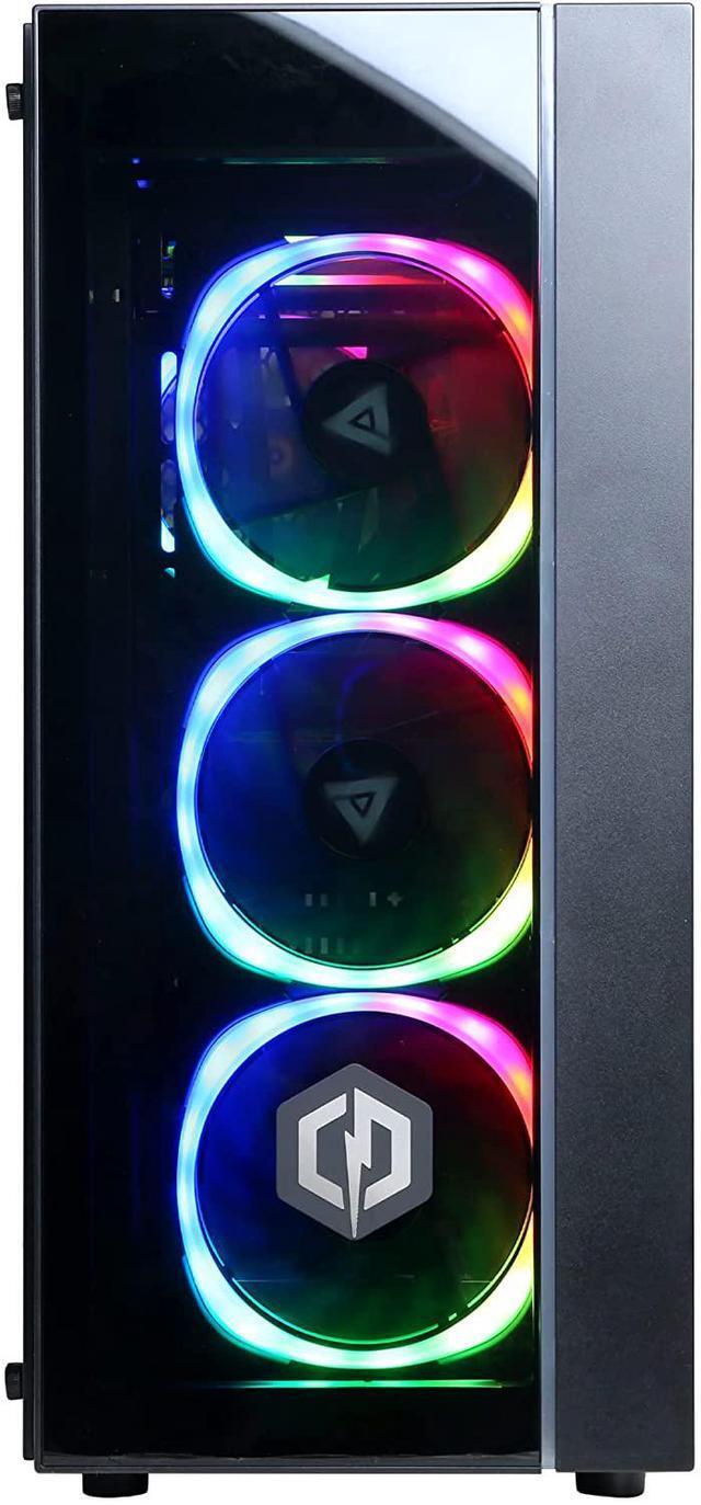 CYBERRPOWERPC Gamer Xtreme VR Gaming PC Intel Core I7-12700KF 3.6GHz GeForce RTX 3060 12GB 16GB DDR4 500GB PCI-E NVMe SSD 2TB HDD WiFi Ready & Win 11 Home (GXiVR8400A10) Black