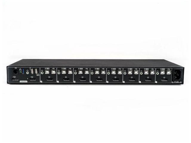 CYBEX Secure Desktop KVM Switches Universal DP/H Secure Desktop Matrix 2x8 KVM With CAC PP4.0