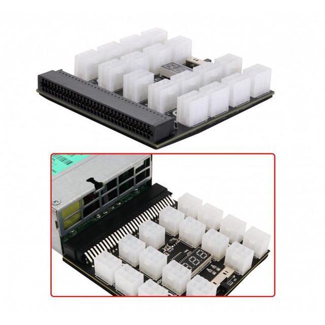 CYSM 1200W Server PSU Power Supply Breakout Board Adapter With 17 Ports ATX 6 Pin For DPS-800GB 1200FB 1200QB