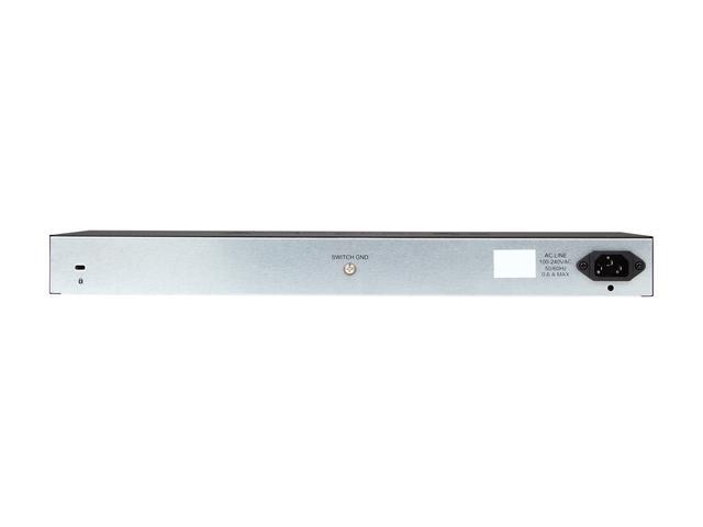 D-Link 28-Port Gigabit Smart Managed Switch 24 GbE + 4 Combo SFP Ports L3 Lite Surveillance Mode NDAA/TAA Compliant (DGS-1210-28)