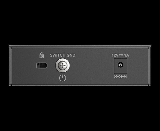 D-Link 5-Port 2.5Gb Unmanaged Gaming Switch With 5 X 2.5Gb - Multi-Gig Network Fanless Plug & Play - (DMS-105)