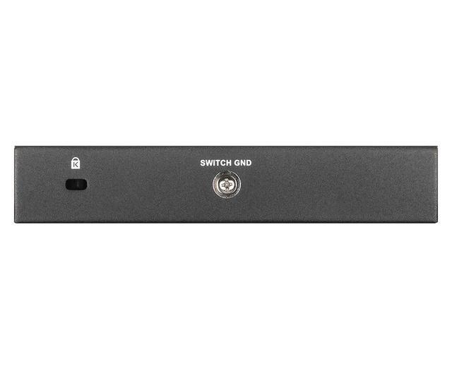 D-Link 5-Port Gigabit Smart Managed PoE-Powered Switch PoE Extender 2 PoE Pass-through Ports Metal Compact NDAA Compliant - (DGS-1100-05PDV2)