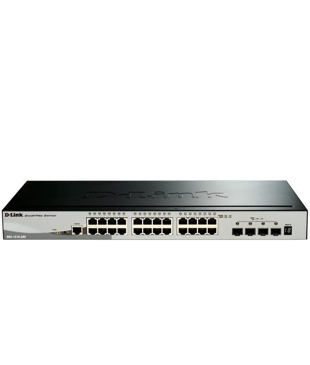 D-LINK BUSINESS DGS-1510-28X SmartPro 24Port Gigabit Switch