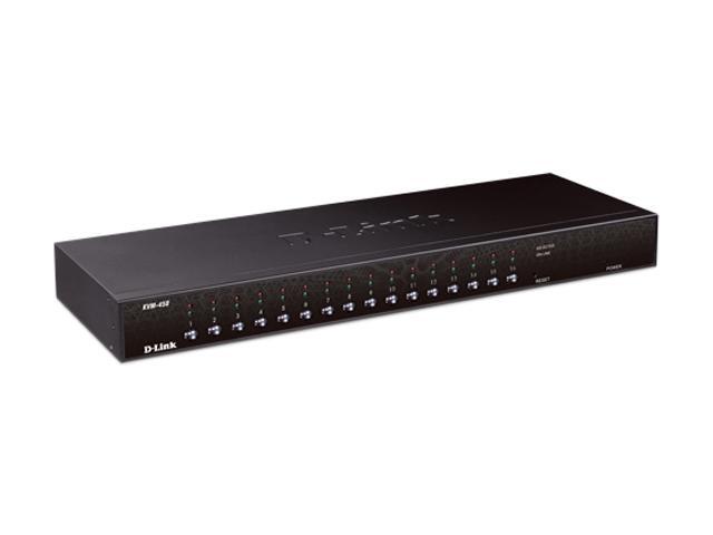 D-Link KVM-450 16-Port PS2/USB Combo KVM Switch