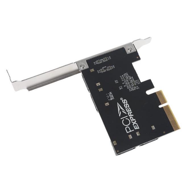 D7YC PCI-E 4X To 4-Port 2x SATA 3.0 Expansion Card Computer Desktop Solid State Mechanical Hard Drive Card Supports