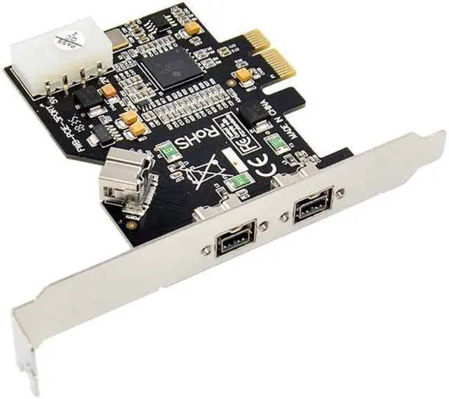 D7YC PCIE 1394B 3-Port Image Video Capture Card Expansion Controller Texas Instruments TI XIO2213AZAY Chip