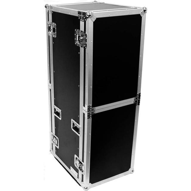 Deejay LED Fly Drive 33U Space Professional DJ Amplifier Case - 18" Body Depth