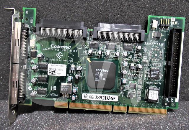 Dell ASC-39160 360MG Dual Channel Ultra-160 SCSI 64-bit PCI-X Controller Card