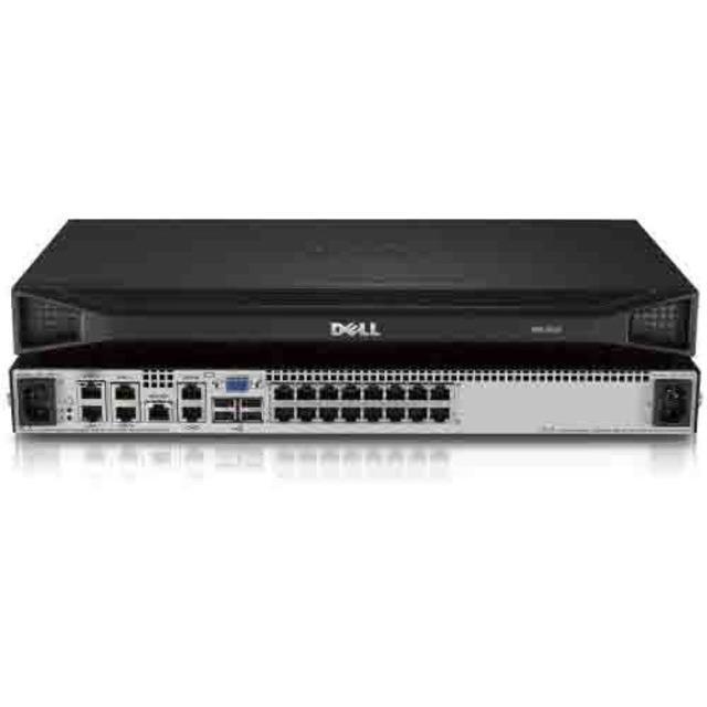 Dell Digital KVM Switch DMPU4032-G01 - TAA Compliant - 32 Computer(s) - 1 Local User(s) - 4 Remote User(s) - 1600 X 1200Network (RJ-45)USBVGA - Rack-mountable