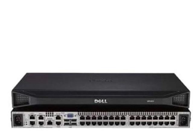 Dell Digital KVM Switch DMPU4032-G01 - TAA Compliant - 32 Computer(s) - 1 Local User(s) - 4 Remote User(s) - 1600 X 1200Network (RJ-45)USBVGA - Rack-mountable