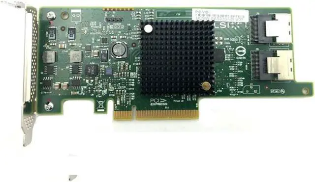 DELL / LSI 6GB/S HOST BUS ADAPTER HBA PCI-E 3.0 X8 LSI00301 -US SAS9207-8i