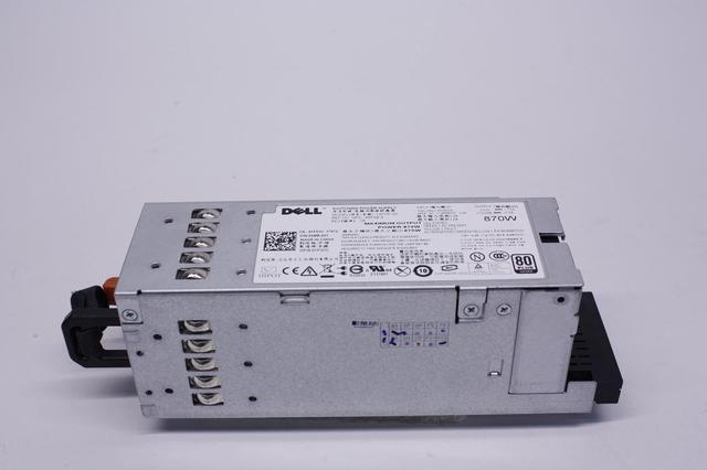 Dell PowerEdge R710 T610 PowerVault NX3000 NX3100 Server Power Supply 870W YFG1C VT6G4 7NVX8 D263K N870P 330-4524