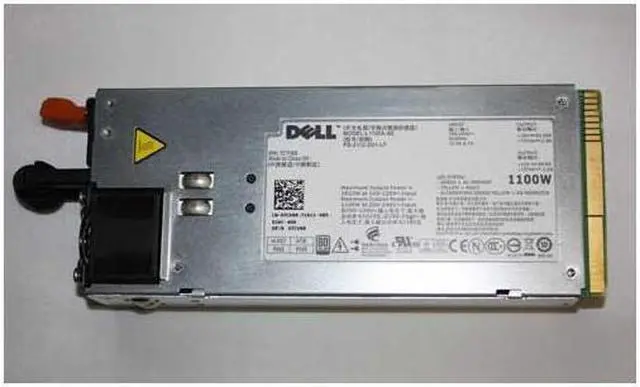 Dell Tcvrr 1100 Watt Redundant Power Supply For Poweredge R510 R810 R910 T710