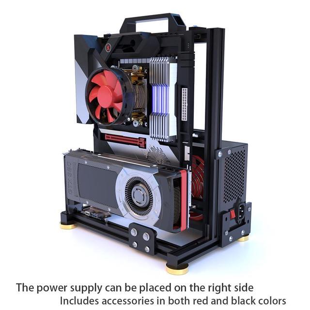 DIY Aluminium Pc Open Case Computer Chassis Test Bench Support Water Cooling Support Server Chassis Support Itx Matx ATX Eatx (3.ATX)