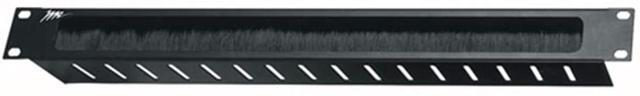 DRK Series Cable Management Brush Grommel Panel 1.75" H (1U Space) - BR1