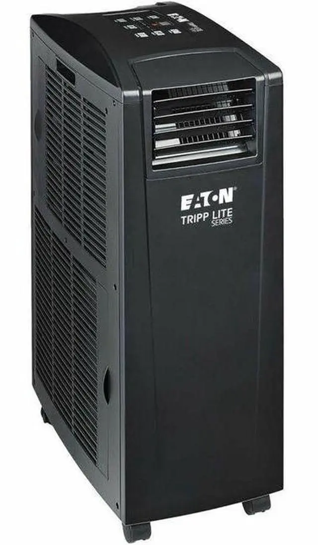 Eaton Tripp Lite Series Portable AC Unit for Server Rooms - 13 000 BTU (3.8 kW) 120V R32 Refrigerant Black - Cooler - 3809.92 W Cooling Capacity - 258 Sq. ft. Coverage - Dehumidifier - Black
