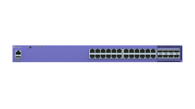 Extreme 5320-24P-8XE - High-Performance 24-Port Gigabit Ethernet PoE Switch With 8 SFP+ Uplink Ports Managed Via ExtremeCloud IQ IEEE 802.3af/at PoE Standards Fabric Engine 8.6 Support