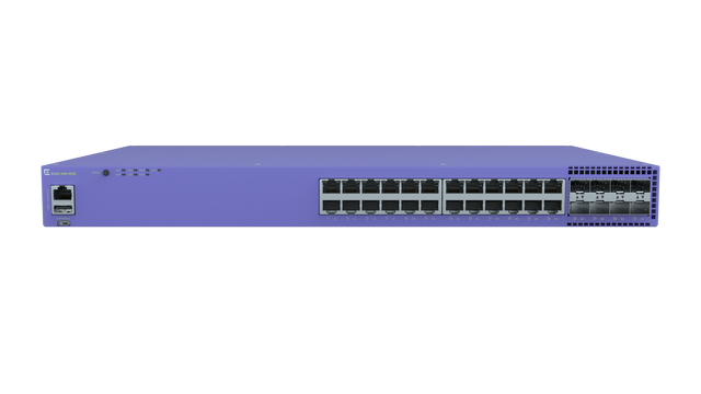 Extreme 5320-24P-8XE - High-Performance 24-Port Gigabit Ethernet PoE Switch With 8 SFP+ Uplink Ports Managed Via ExtremeCloud IQ IEEE 802.3af/at PoE Standards Fabric Engine 8.6 Support