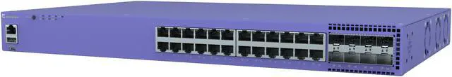 Extreme 5320-24P-8XE - High-Performance 24-Port Gigabit Ethernet PoE Switch with 8 SFP+ Uplink Ports Managed via ExtremeCloud IQ IEEE 802.3af/at PoE Standards Fabric Engine 8.6 Support