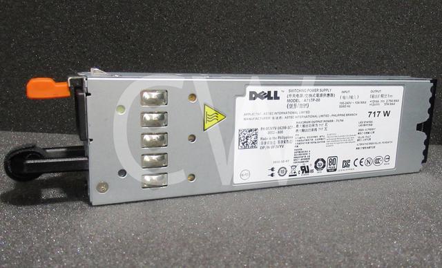 FJVYV 0FJVYV Dell 717-Watts Redundant Hot-Swap Power Supply For POWEREDGE R610