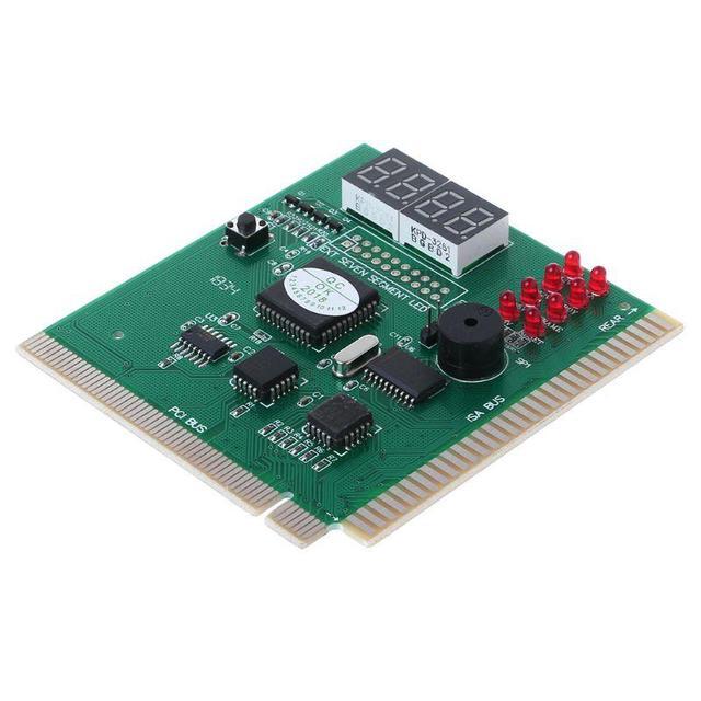 For 4Digit PC Computer Diagnostic Card Motherboard Mainboard POST Tester PCI ISA
