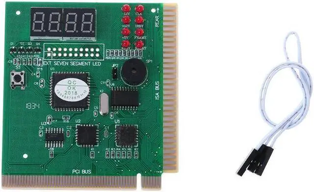 For 4Digit PC Computer Diagnostic Card Motherboard Mainboard POST Tester PCI ISA