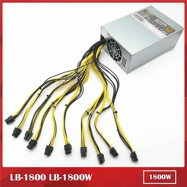 FOR For Server Power Supply LB-1800 LB1800W 1800W 10*6PIN 12V 4U 100% Tested