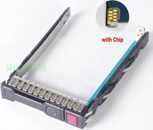 For HP Proliant DL160 Gen10 G10 2.5" SFF SAS SATA Hard Drive Caddy & Chip LED