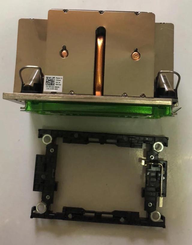 For PowerEdge R750 R750XS Server CPU Cooler 2U Heatsink With Holder 08F34X 8F34X