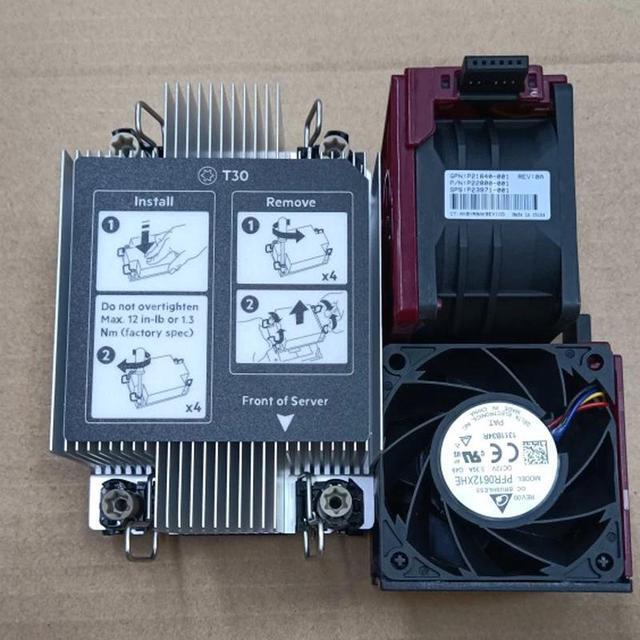 For Proliant DL380 G10 Plus Standard Heatsink P26491-001 P14966-001 P14903-001 And Fan P21640-001 P23971-001 P22800-001