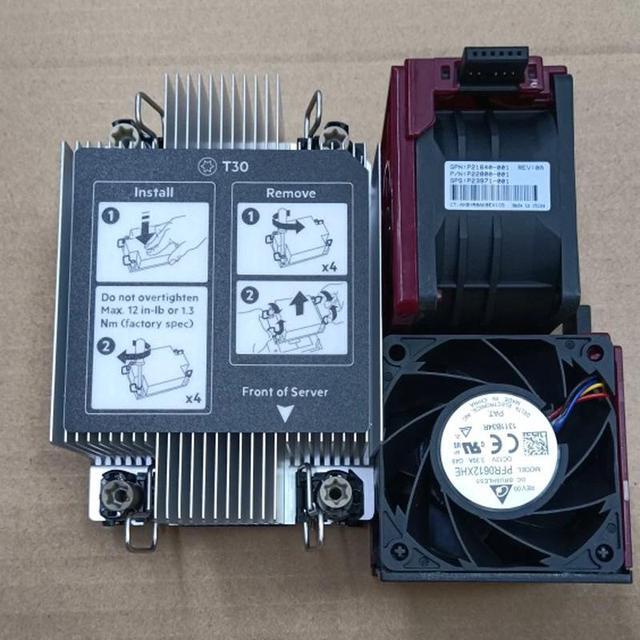 For Proliant DL380 G10 Plus Standard Heatsink P26491-001 P14966-001 P14903-001 And Fan P21640-001 P23971-001 P22800-001