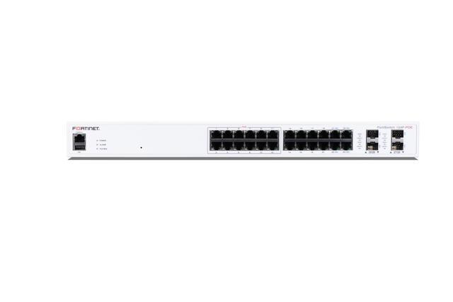 Fortinet FortiSwitch 124F-POE 24-port Managed PoE Switch L3 Rack-mountable FS-124F-POE