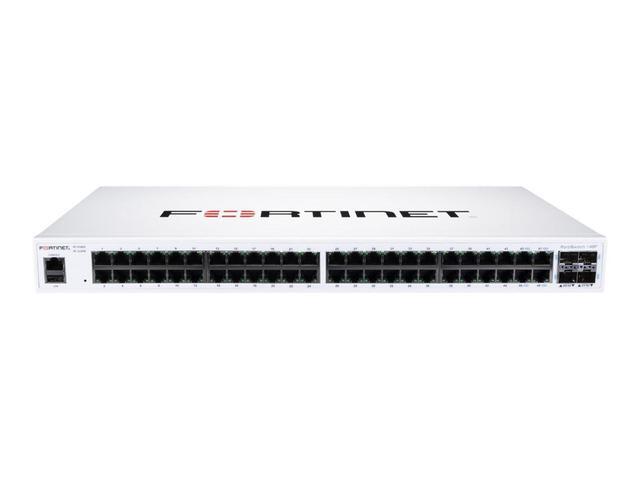 FortiSwitch-148F Layer 2 FortiGate Switch Controller Compatible Switch With 48x 1G RJ45 And 4x 10G/1G SFP+/SFP Ports And 1x RJ45 Console Port