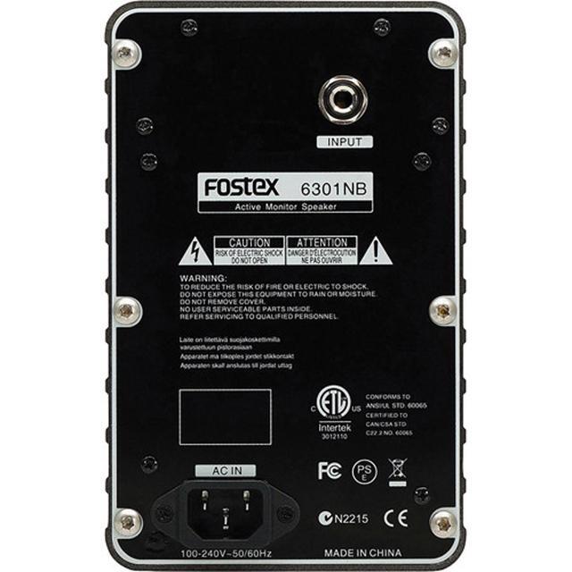 Fostex 6301NB 4" 20W Class-D Unbalanced Active Monitor Speaker Single